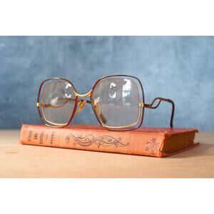Vintage Tura 1970s Sunglasses Disco Retro Grandma Chic multi-color Japan